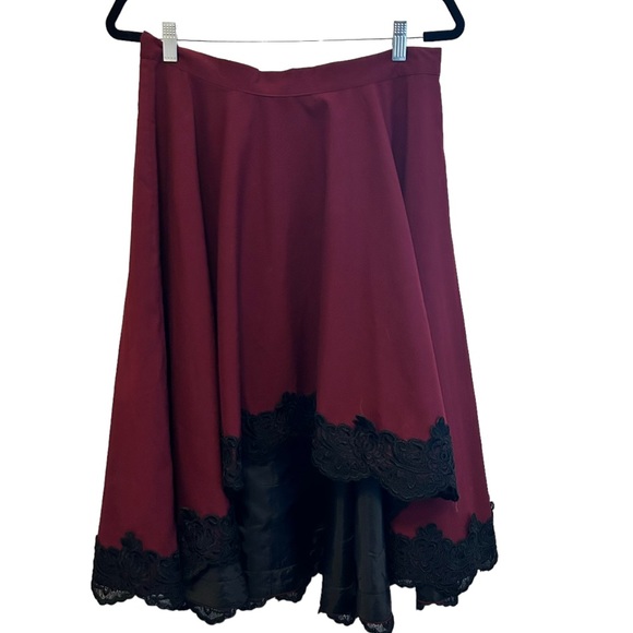 Spin Doctor for ModCloth Hi/Lo Circle Skirt Large - Picture 1 of 4